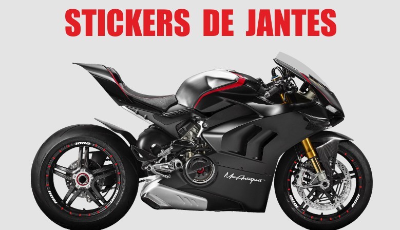 MAX Motosport - Sticker de jantes pour moto de sport